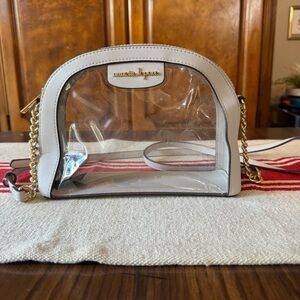 Nanette lepore clear crossbody purse
